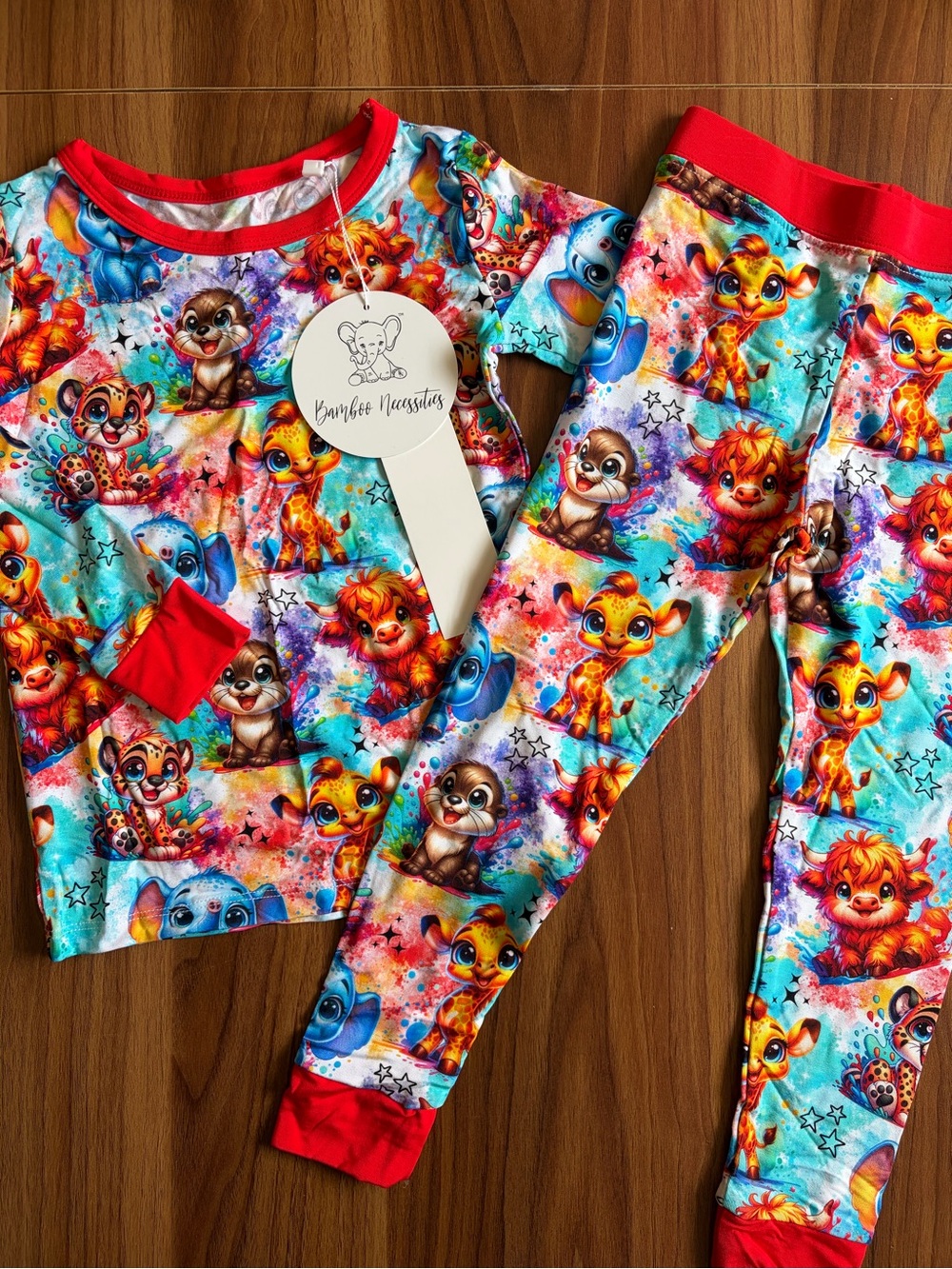 NWT Bamboo Necessities 2T Pajama Set
